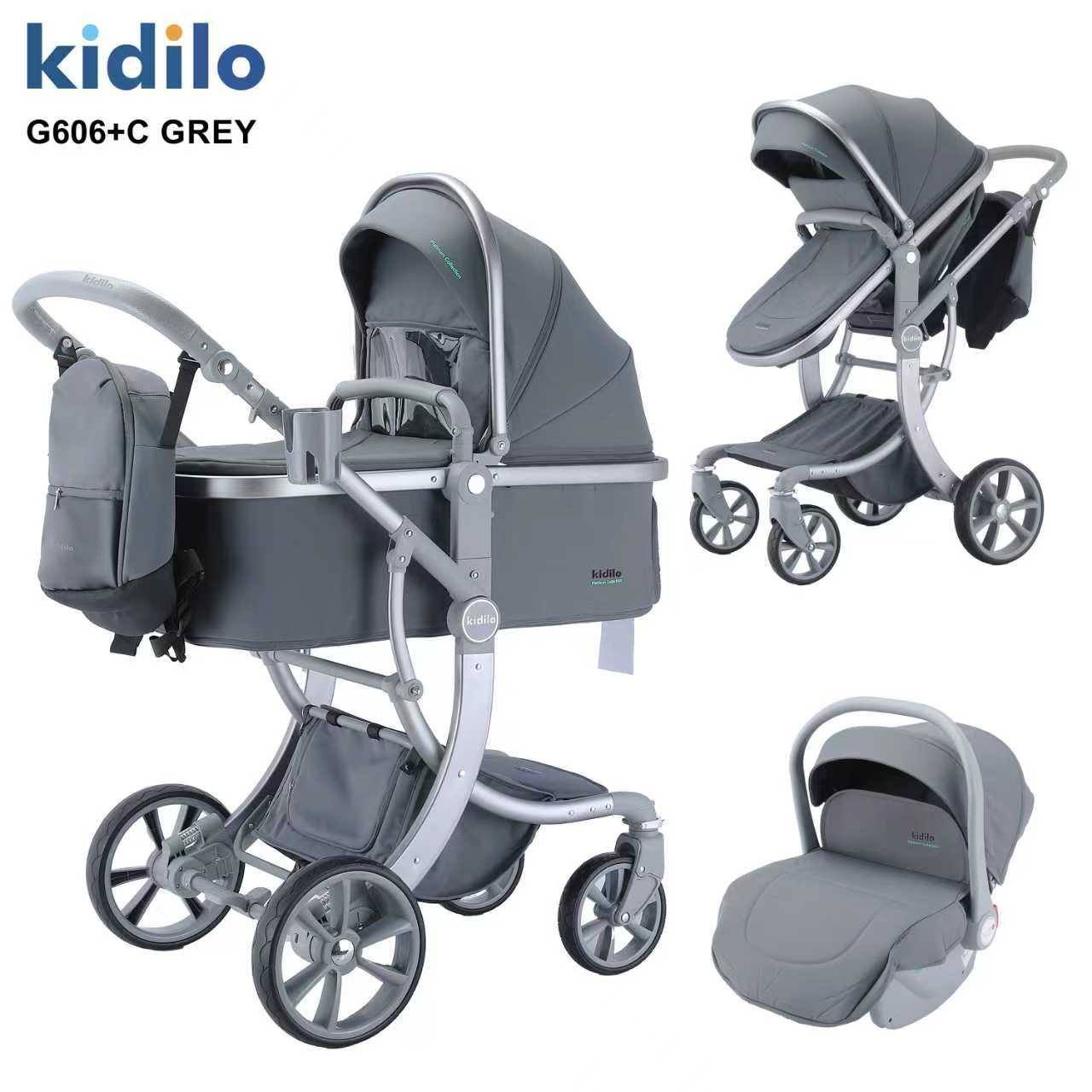 Коляска 3в1 Kidilo G606+C