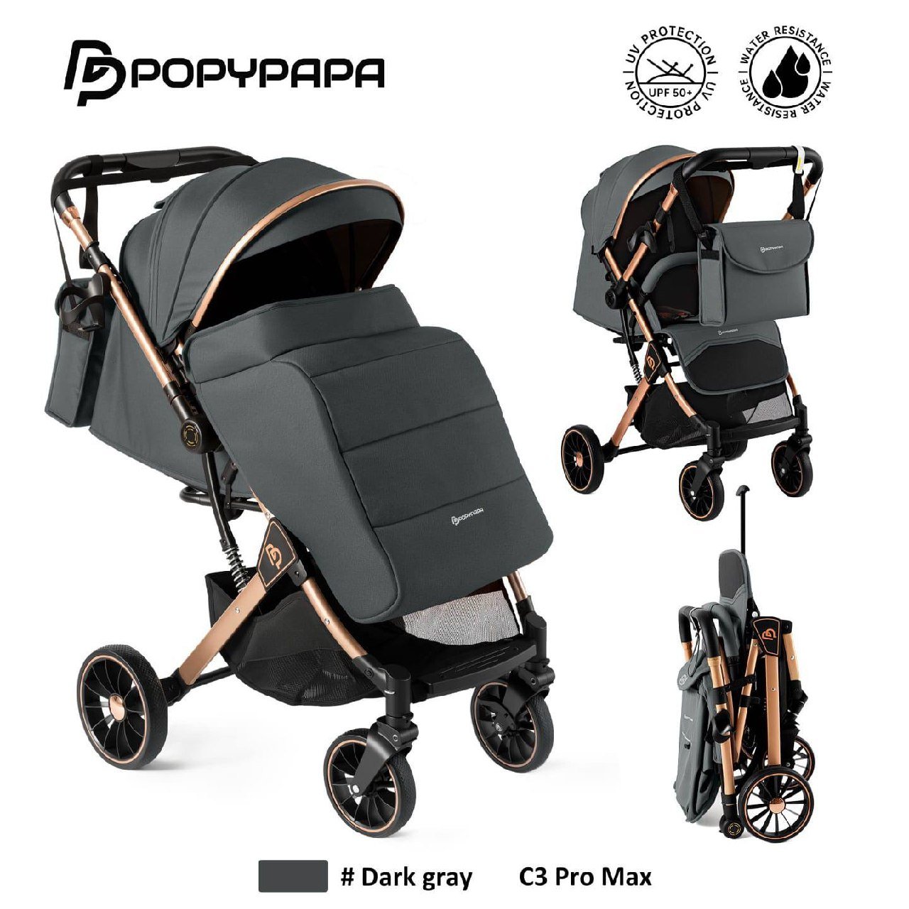 Детская коляска POPYPAPA C3 Pro Max