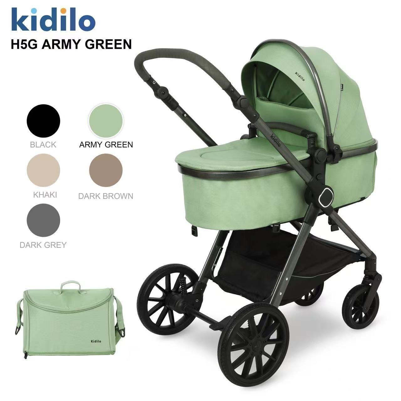 Коляска-трансформер Kidilo H5G
