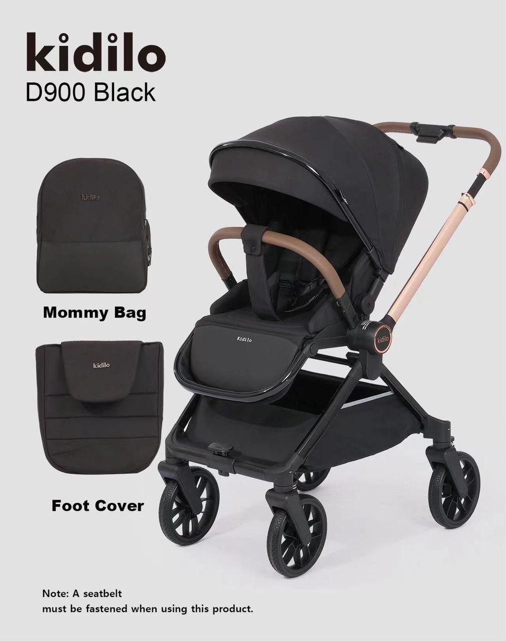 Коляска KIDILO D900 — 1 в 1