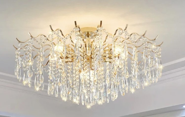 Люстра потолочная LED, кол-во ламп: 14 шт