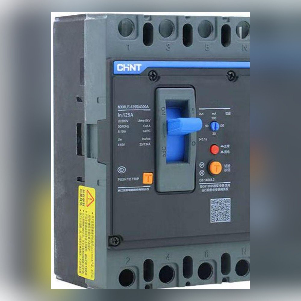 Дифавтомат силовой в литом корпусе CHINT NXMLE-250S/4300A 160A C