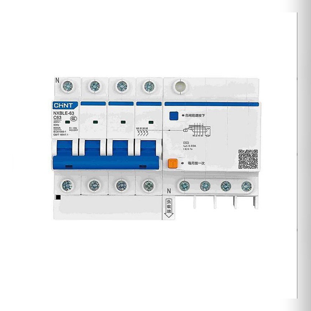 Дифавтомат CHINT NXBLE-63YH 4P C25 30mA