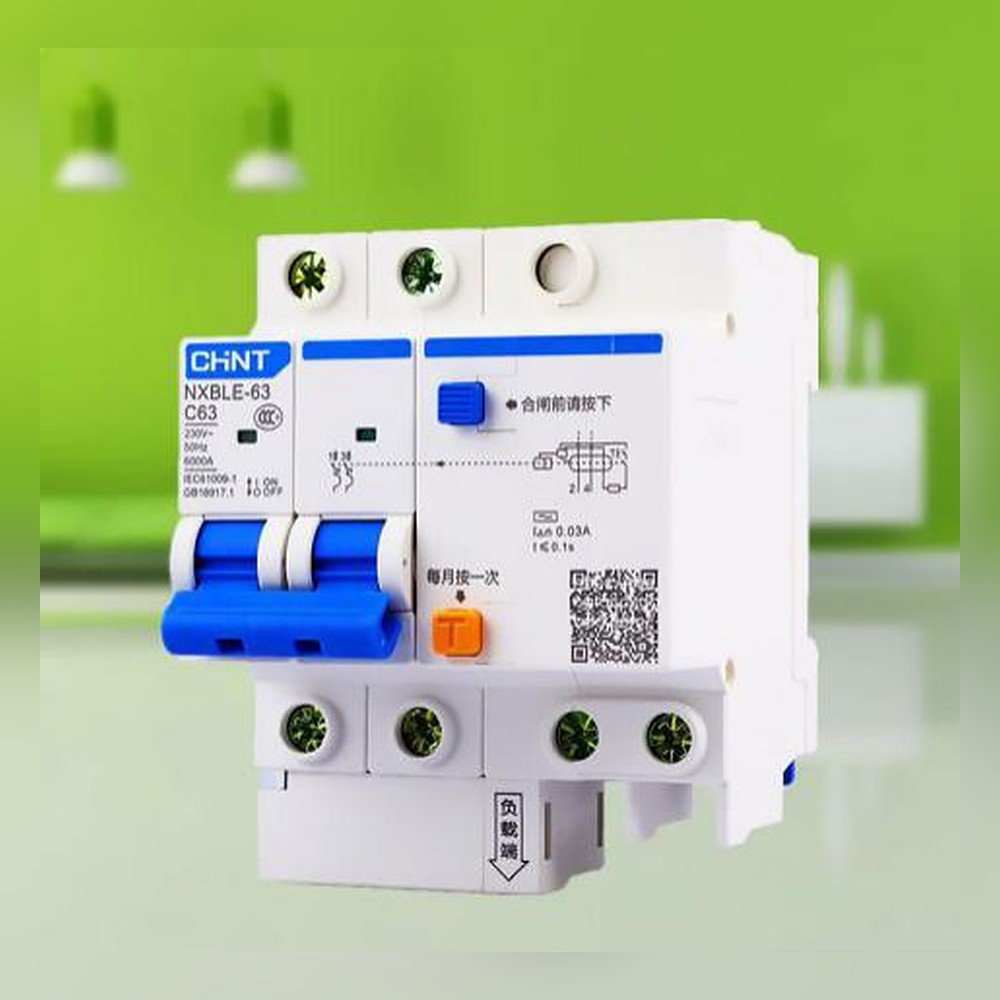 Дифавтомат CHINT NXBLE-63YH 2P C25 30mA 6kA