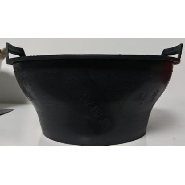 Ведро строительное чёрное 588, 16 л, 39×15 см